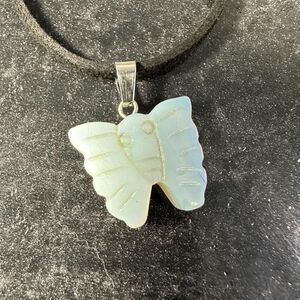 Stone Butterfly Necklace